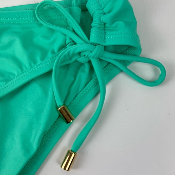 La Blanca Bikini Bottom Womens US 12 Green Goddess Side Tie Hipster NWT - Picture 2 of 11